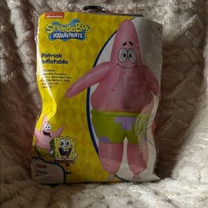 Child Nickelodeon Patrick Star Inflatable Costume - Pink and Green